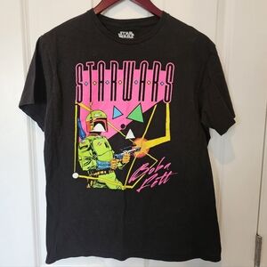 Star Wars Boba Fett Retro-Inspired Tee - Mens, Excellent Condition